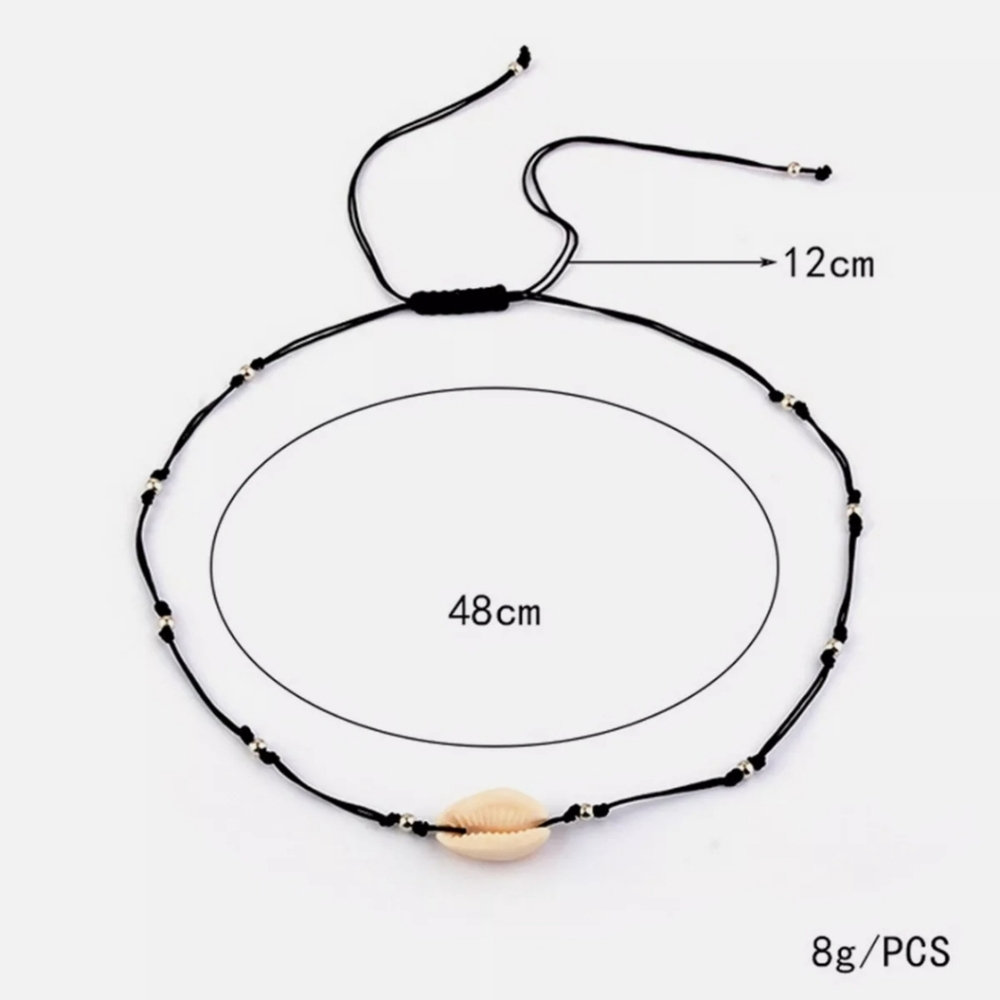 Cowrie shells 🐚 adjustable choker necklace - Picture 5 of 6
